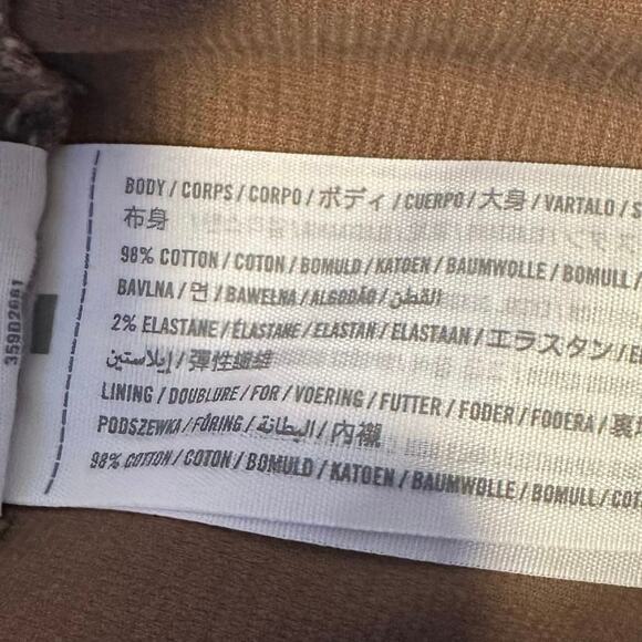 Hollister NWT Brown Corduroy Sleeveless Mini Dress Jumper Size L Preppy Academia - Picture 9 of 9